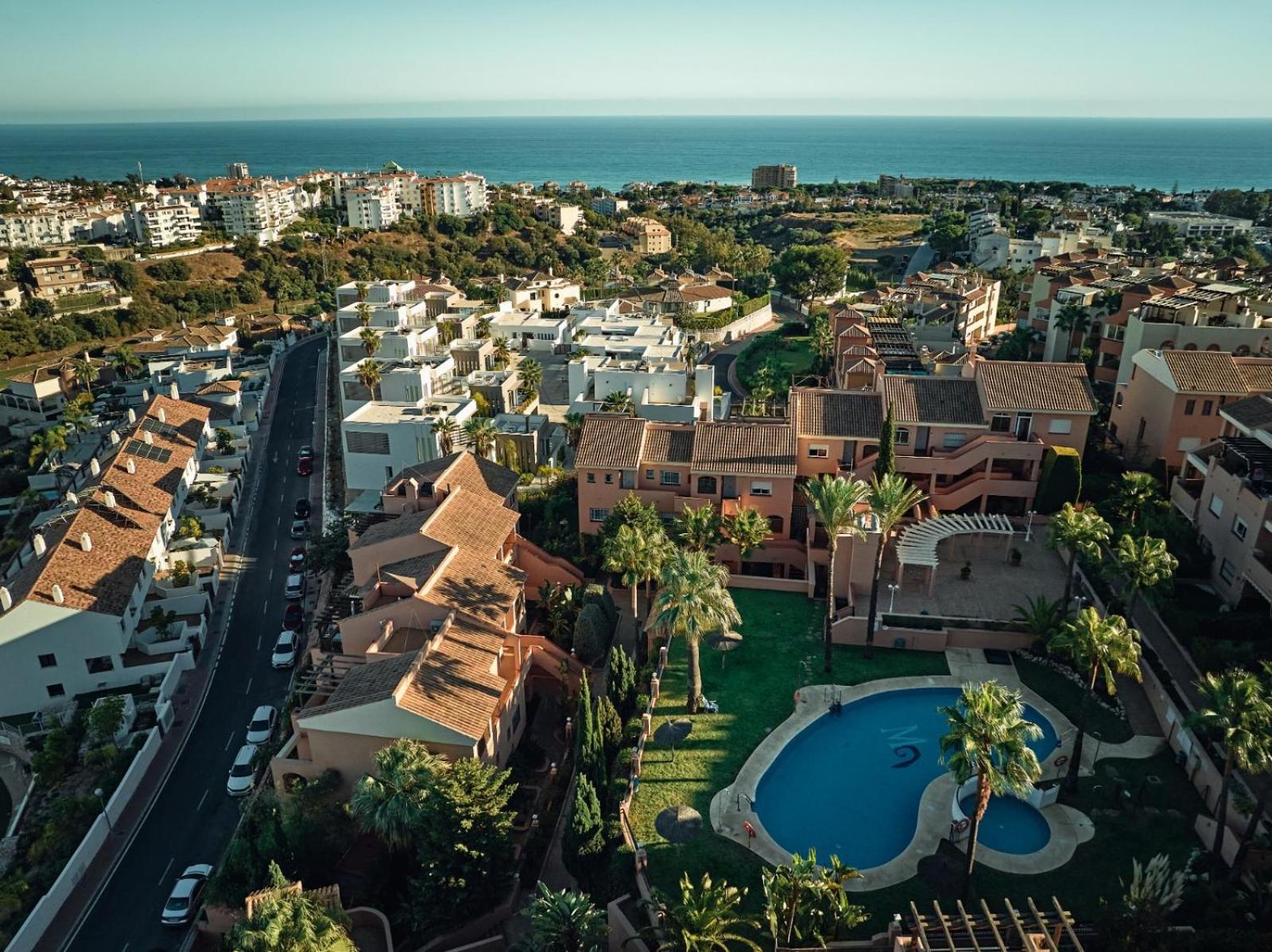 Cozy Penthouse Riviera Del Sol Apartment Malaga Exterior photo